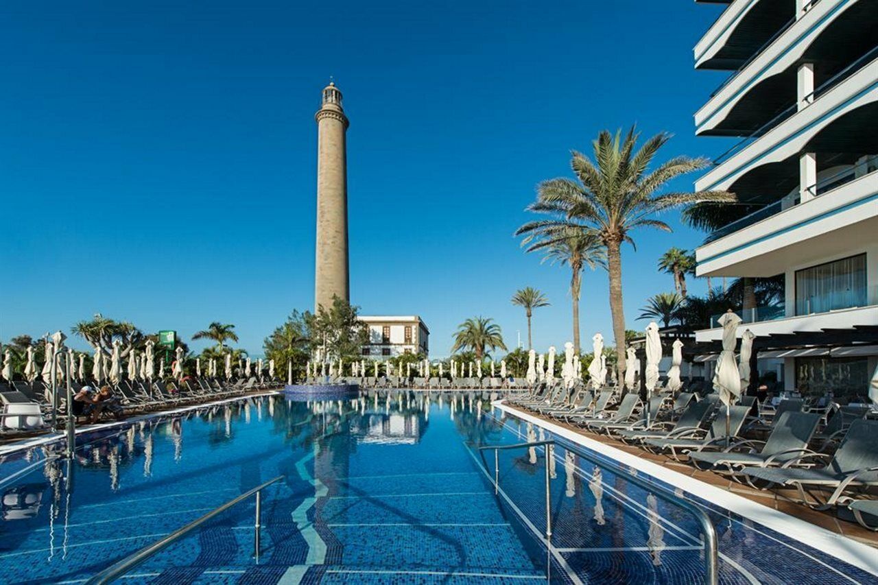 Hotel Faro, A Lopesan Collection Hotel - Adults Only Maspalomas  Exterior foto The hotel's swimming pool